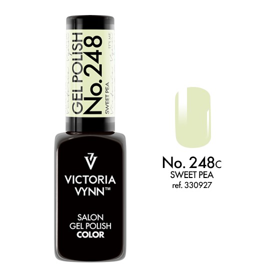 Lakier hybrydowy Gel Polish Color SWEET PEA nr 248 VICTORIA VYNN - 8 ml SPRING 2020