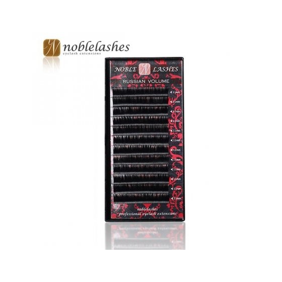 RZĘSY NOBLE LASHES RUSSIAN VOLUME D+ 0,12