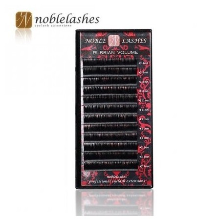 RZĘSY NOBLE LASHES RUSSIAN VOLUME D+ 0,12