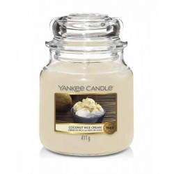 Yankee Candle Coconut Rice Cream Średnia Świeca Zapachowa 411g