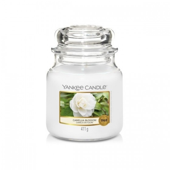 Yankee Candle Camellia Blossom Średnia Świeca Zapachowa 411g