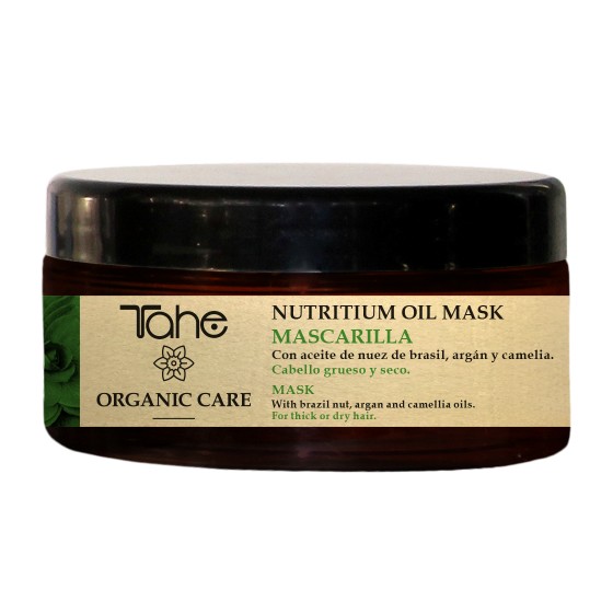 TAHE ORGANIC CARE - NUTRITIUM OIL MASK - Maska odżywiająca do włosów grubych i suchych 300 ml