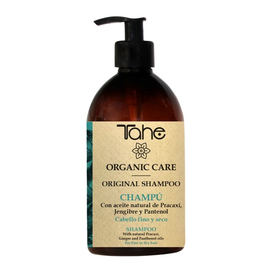 TAHE ORGANIC CARE - ORIGINAL SHAMPOO - Szampon do włosów cienkich i suchych 500 ml