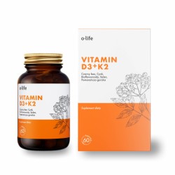 ORGANIC LIFE Vitamin D3 + K2 60 kapsułek