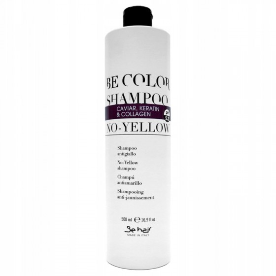 Be Hair Be Color No Yellow, szampon niwelujący żółty odcień 500ml