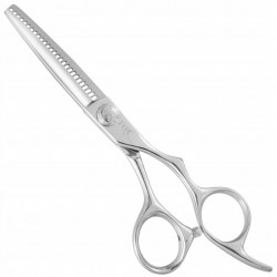 Fox Professional Silver Premium Scissors - Profesjonalne Degażówki, Fryzjerskie 5,5" 1509545