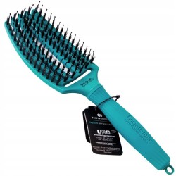 Olivia Garden Finger Brush Combo Medium Tropical , Szczotka do Rozczesywania Włosów i Masażu, Włosie Dzika, Tropical Ocean