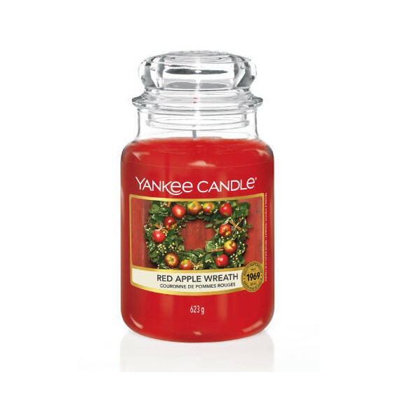 Yankee Candle Red Apple Wreath Duża Świeca Zapachowa 623g