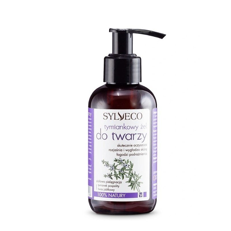 SYLVECO Tymiankowy żel do twarzy 150ml DATA WAŻNOŚCI :20.01.2023 SYLVECO Tymiankowy żel do twarzy 150ml DATA WAŻNOŚCI :20.01.2023