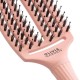 Olivia Garden Finger Brush Combo Medium Fall 2022 Szczotka do Rozczesywania Włosów i Masażu, Włosie Dzika, Clay - Glina