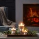 WoodWick duża świeca zapachowa Fireside z drewnianym knotem