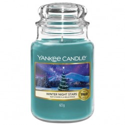 Yankee Candle - duża świeca zapachowa Winter Night Stars 623g
