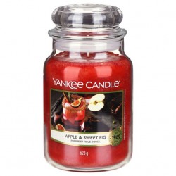 Yankee Candle - duża świeca zapachowa Apple & Sweet Fig 623g
