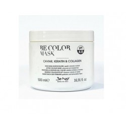 BE COLOR Be Hair Maska po koloryzacji dla włosów farbowanych z kawiorem, keratyną i kolagenem 500ml