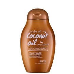 JUSTK Odżywka nawilżająca z olejem kokosowym 350ml