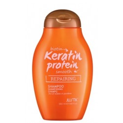 JUSTK Keratin szampon naprawczy z białkami keratyny 350 ml
