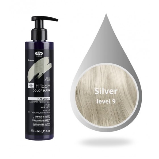 LISAP MILANO REFRESH COLOR MASK MASKA KOLORYZUJĄCA DO WŁOSÓW SILVER 250ML