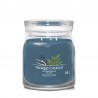 Yankee Candle Signature Bayside Cedar średnia świeca z dwoma knotami