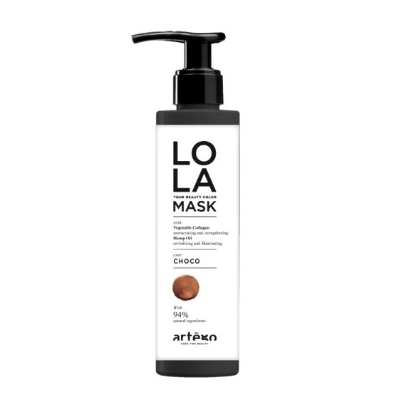 Artego LOLA Mask maska tonująca regenerująca Choco 200 ml